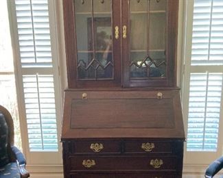 antique secretary w/fitted interior