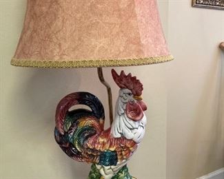 close up Chanticleer lamp Intrada-inspired