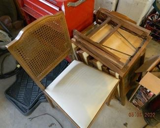 set of 8 folding chairs