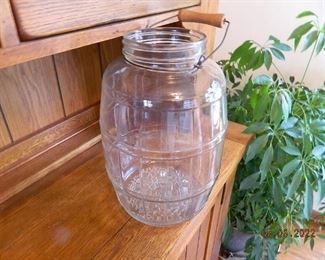 vintage pickle jar