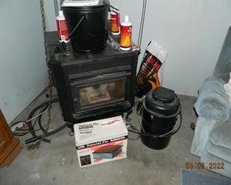 corn burning stove/fireplace