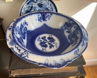 Flow Blue large bowl 