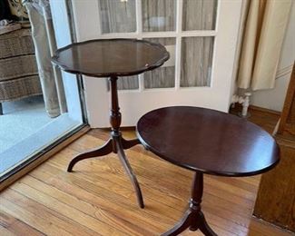$15 and $10 wood tables