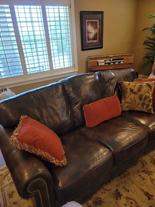 Leather sofa