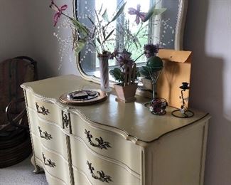 Dresser with mirror