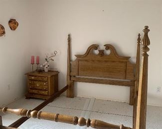 Queen headboard and frame.  Can be made for full mattress too.