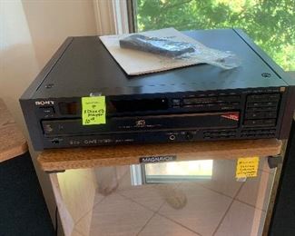 Sony 5 disc CD player