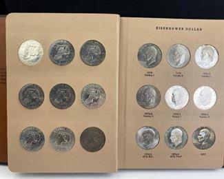 Complete Eisenhower 'Ike' Dollar Dansco Album