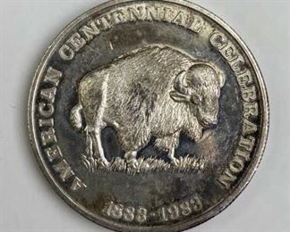 1983 1oz Troy Silver Trade Unit, DCAM Buffalo .999