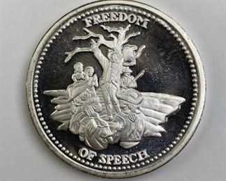 1oz Troy Silver, Johnson Matthey Freedom of Speech