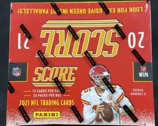2021 Panini Score Football Hobby Box (Parallels)
