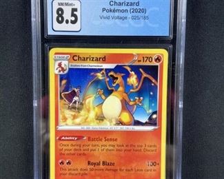 (Vivid Voltage) 2020 Charizard Pokemon CGC NM/MT 8.5