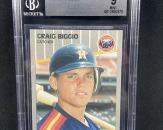 #353 1989 Craig Biggio Fleer MINT 9