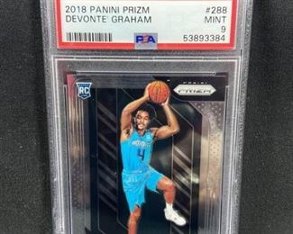 #288 2018 Devonte Graham Panini Prizm MINT 9