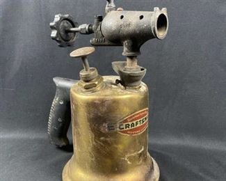 Vintage Flame Torch, Craftsman. The Turner Brass Works Trade Mark in Sycamore, ILL Vintage Craftsman Gasoline Blow Torch by Turner Brass Works