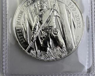 2022 Little John 1oz Silver Coin, Great Britain .999