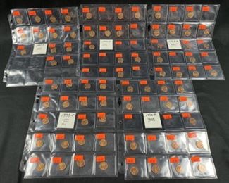 (70+) BU Red Lincoln Cents, U.S. 1c Coins