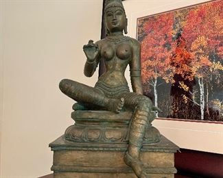 Bronze Indian Goddess 