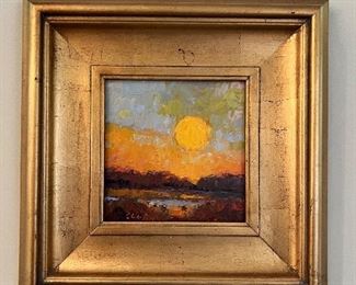 Artist: Jan Clayton Pagratis
“Summer Island Sunset”
Oil on board
