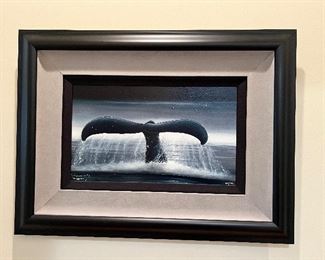 Robert Wyland
“Great whale Sounding”
Giclée on canvas 128/750