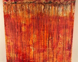 Su Abbott 2004
“Fissure”
Oil on canvas 

