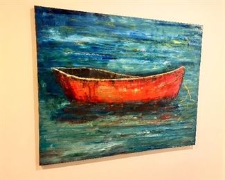 Marilyn Sparks
“Red Row Boat”
Oil on canvas