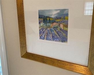 Margaret Hall Hoybach
“Tuscany vineyard scene”
Watercolor