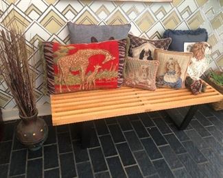 Herman Miller slat bench