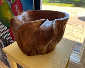 Teak Bowl