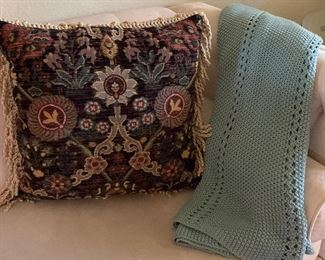 Tapestry Pillows w Fringe (4 each)