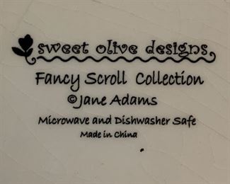Sweet Olive Designs Jane Adams Fancy Scroll