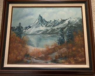 Art Betty Beck (Honey) Oil Mt Blanc Autumn