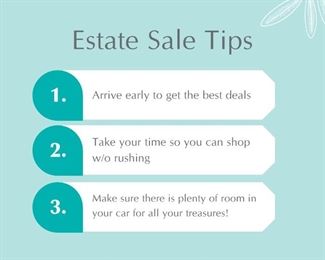 Estate Sale Tips