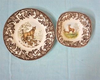 Spode Winter Scenes & Woodland Fawn