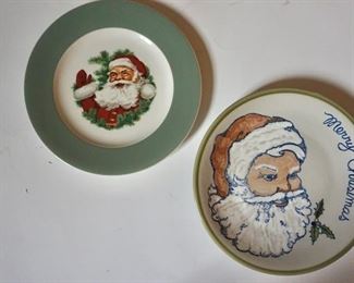 Louisville Stoneware Santa Plate