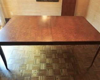 Dining Table with 2 leaves and felt pad cover