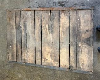 Vintage Industrial Wood & Steel Pallets 54" x 36" x 9"
Fabulous to repurpose!