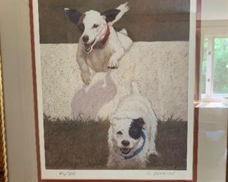 High Hurdles by C. Johnson -signed and numbered