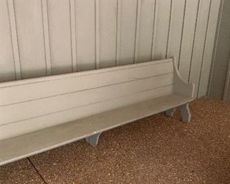 13.5 ft pew from Old Christ Church