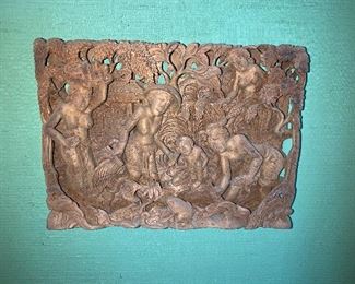 Carved panel, Bali
