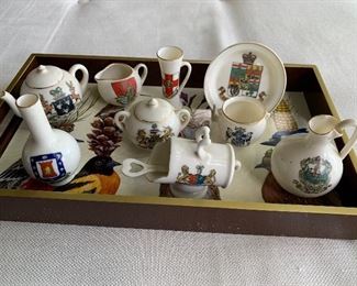 Fine British souvenir porcelains