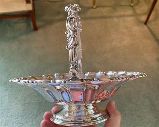 Walker and Hall silver plate basket
