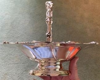 Silver plate basket