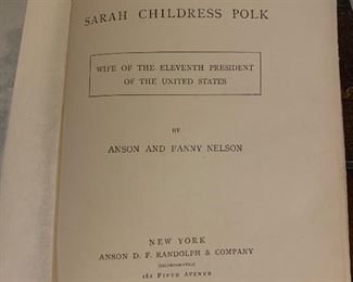Antique Sarah Childress Polk