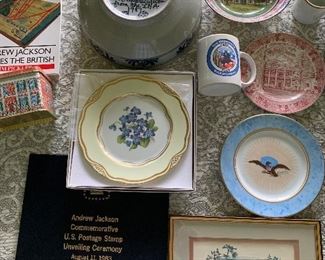 Andrew Jackson and Hermitage related souvenirs