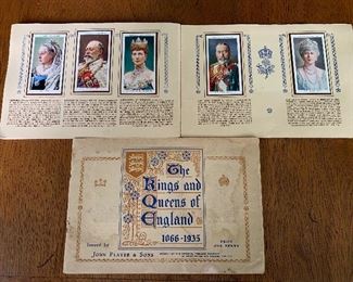 1935 English tobacco card collection 