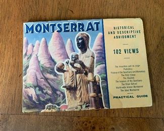 Vintage travel -Montserrat