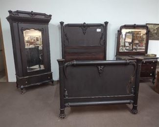 4pc antique american bedroom set