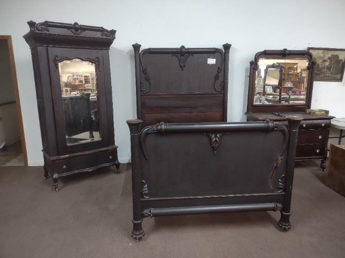 4pc antique american bedroom set