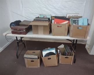 lots of vintage records